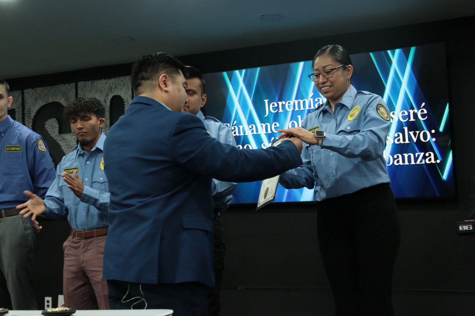 Chaplain commissioning